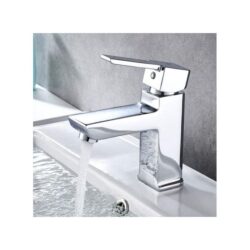 1 (15) Robinet Mitigeur De Lavabo En Laiton Chromé