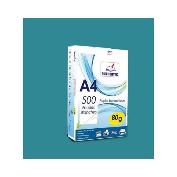 1 (19) AUTHENTIK Papier Rame Paquet De Ramette 500 Feuilles Format A4 - 80g