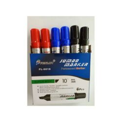 1 (8) Marker Permanent Paquet De 6 Pcs