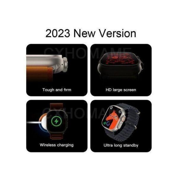2 JNKACLD T800 Ultra - Montre Connectée - Orange