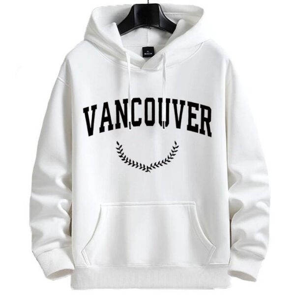 7 Pull A Capuche Homme - Blanc