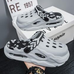 oraimo home Ripplestep Chaussures perforées blanches tendance 44-45